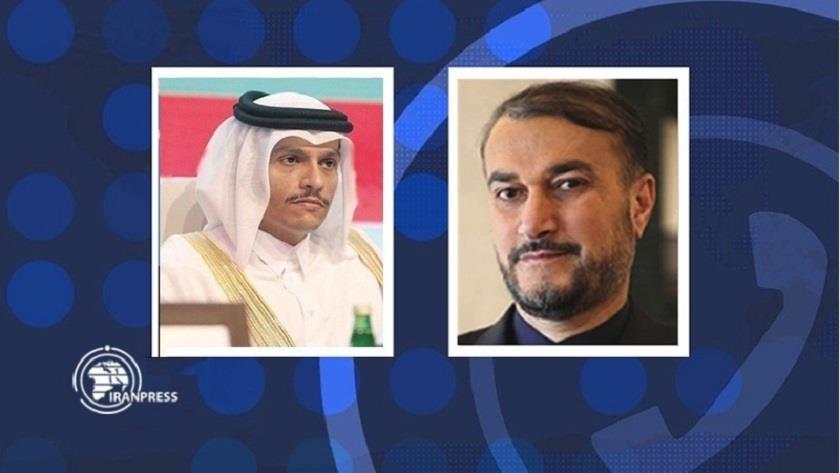 Iranpress: Iran, Qatar FMs stress boosting bilateral relations
