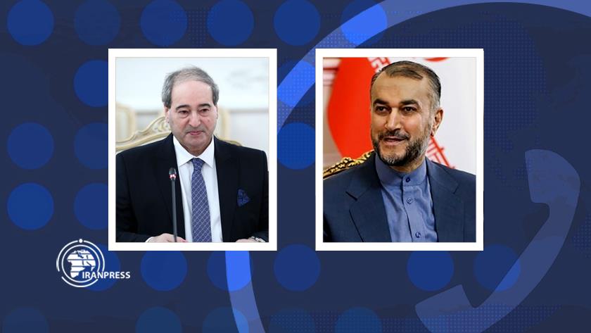 Iranpress: Amir-Abdollahian, Mekdad confer on latest Intl developments
