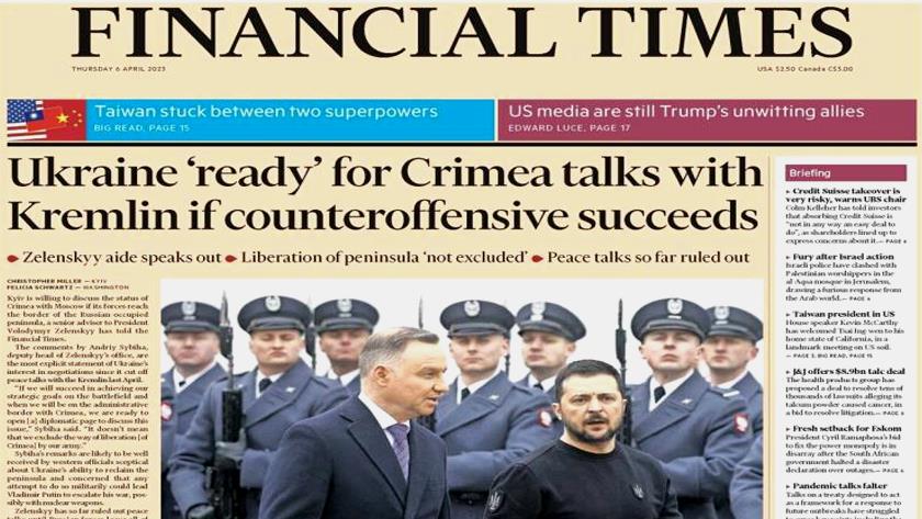 Iranpress: World Newspapers: Ukraine ready for Crimea talks with Kremlin 