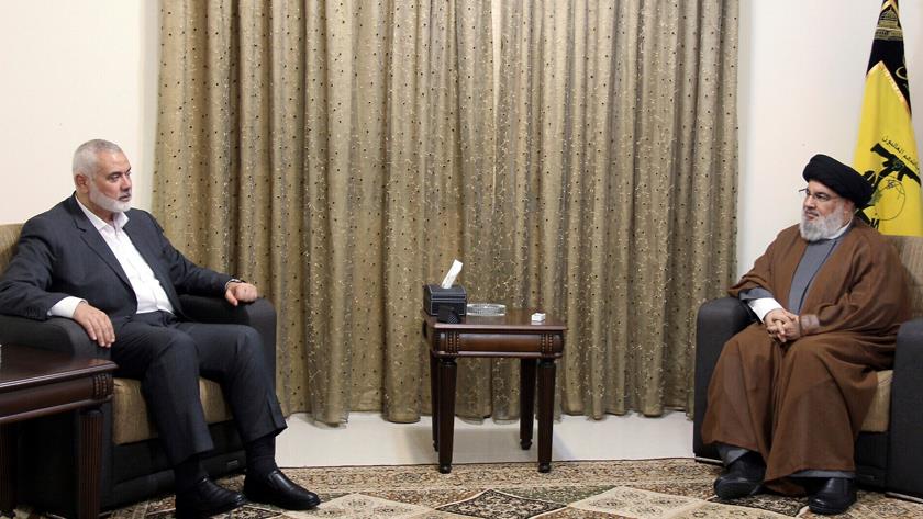 Iranpress: Sayyed Nasrallah receives Hamas Leader