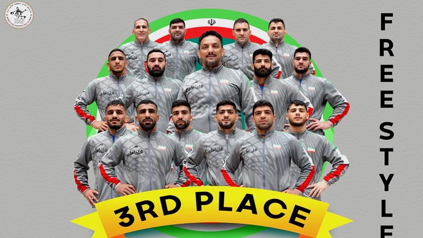 Iranpress: Iran wins 3rd place at Asian wrestling C