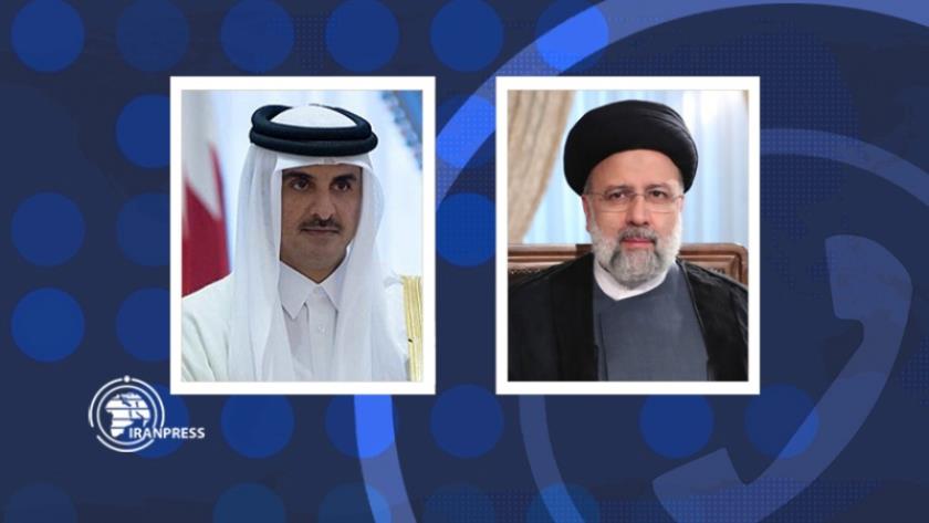 Iranpress: Pres. Raisi, Qatari Emir confer on phone