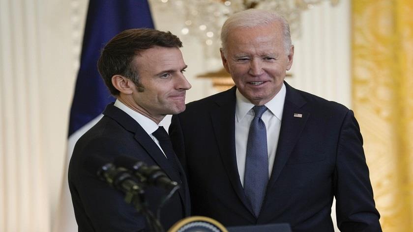 Iranpress: Biden, Macron talk to ease tensions after French leader