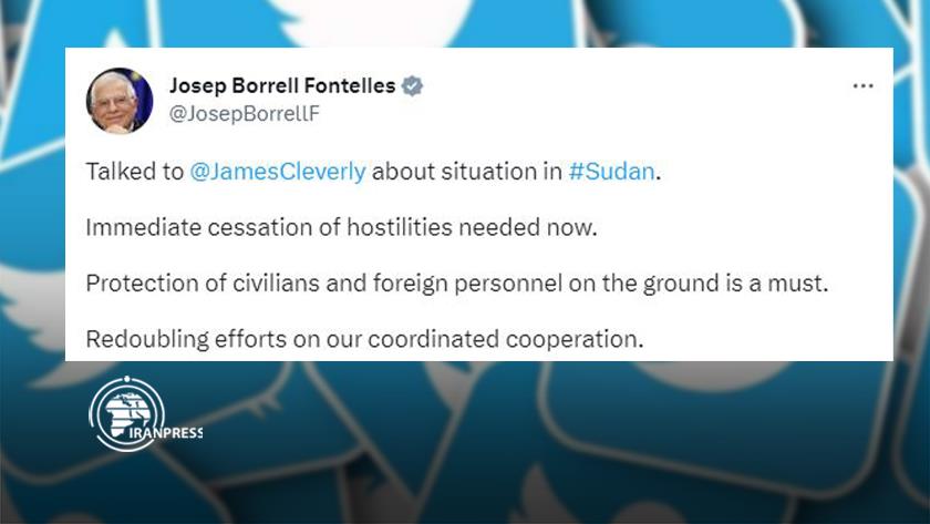Iranpress: Immediate cessation of hostilities in Sudan needed now