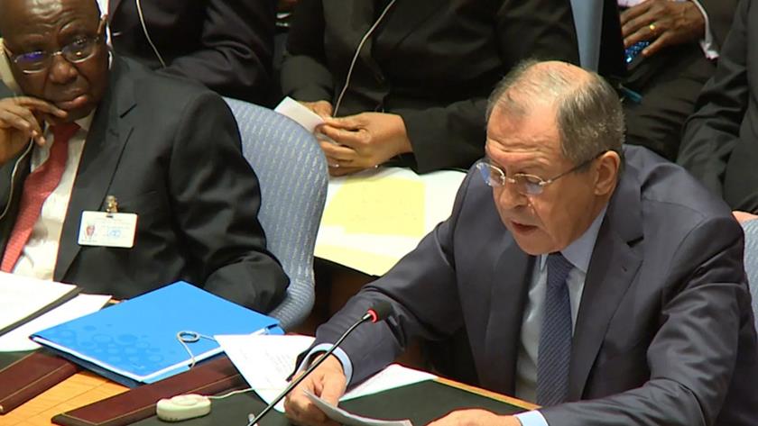 Iranpress: Russian FM Lavrov chairs UNSC meeting on 