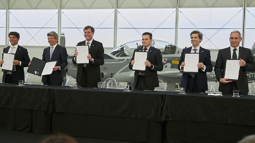 Iranpress: Portugal, Brazil sign MOU to produce military aircraft in Europe