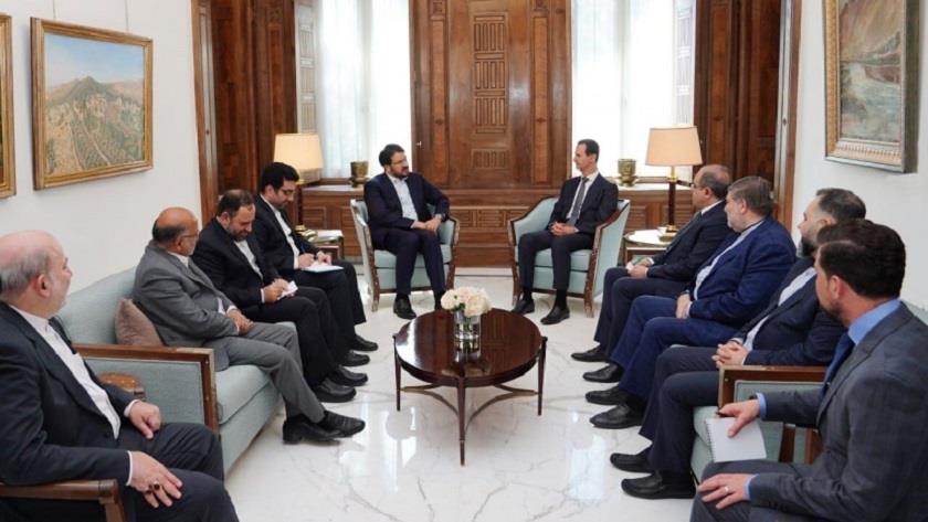 Iranpress: Syrian President, Iran