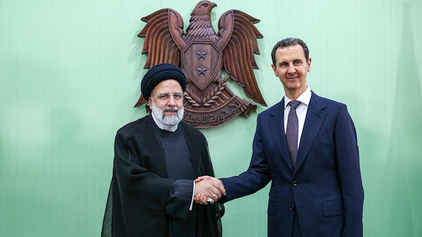 Iranpress: Iran, Syria strengthen ties in joint statement at end of President Raisi