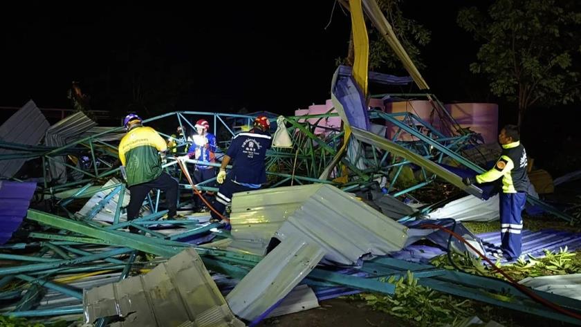 Iranpress: 7 killed, 23 injured in Thailand school roof collapse