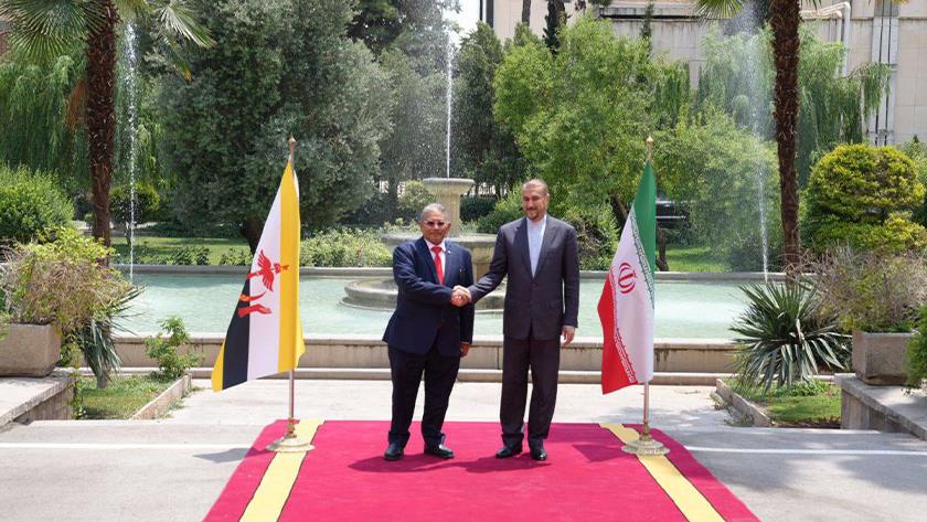 Iranpress: Iran, Brunei FMs hold talks in Tehran