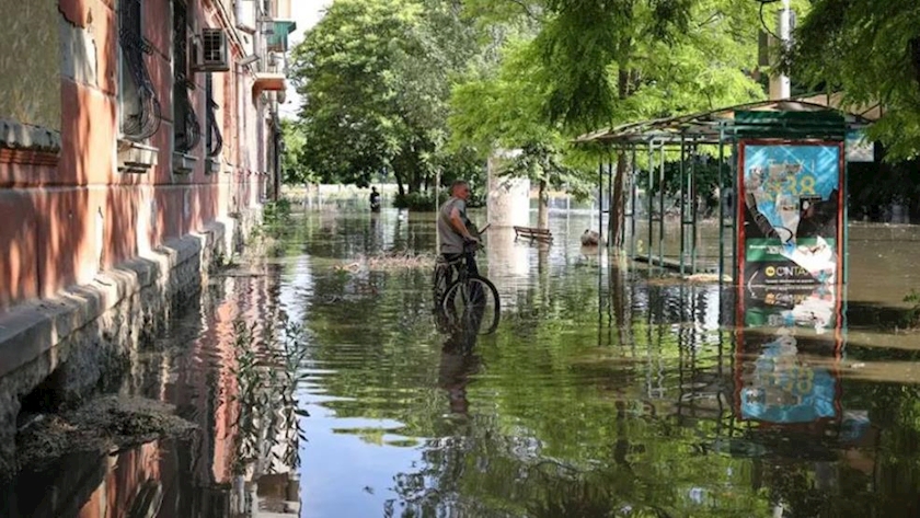 Iranpress: 42K people at risk of flooding after Ukraine dam collapse: UN warns