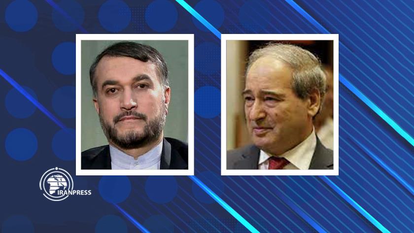Iranpress: Iran, Syria FMs urge implementation of latest bilateral agreements