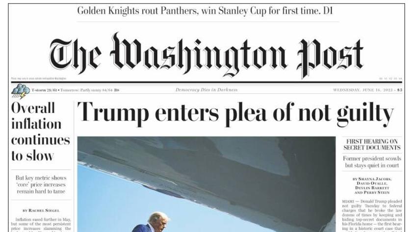 Iranpress: World Newspapers: Trump enter the plea of not guilty