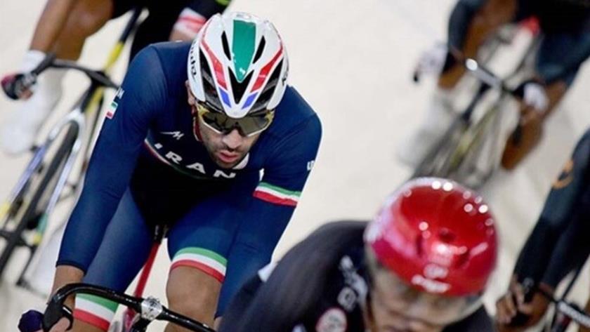Iranpress: Iranian athlete wins gold in Asian cycling c