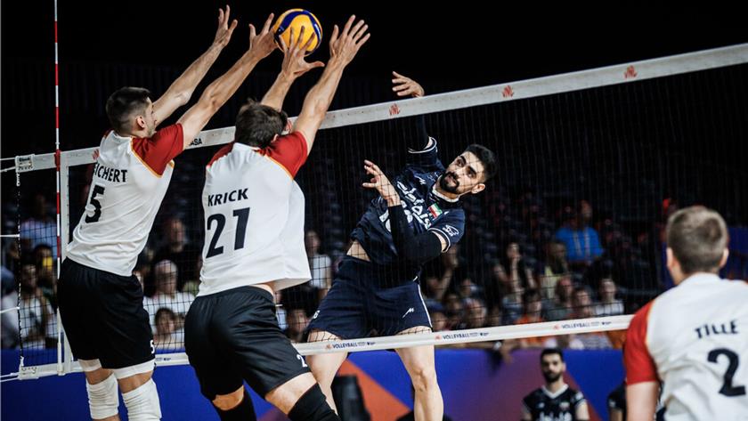 Iranpress: Iran dominates Germany in 2023 Volleyball Nations League