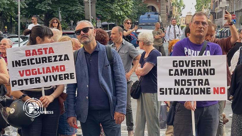 Iranpress: Italians protest against rise in crime rate