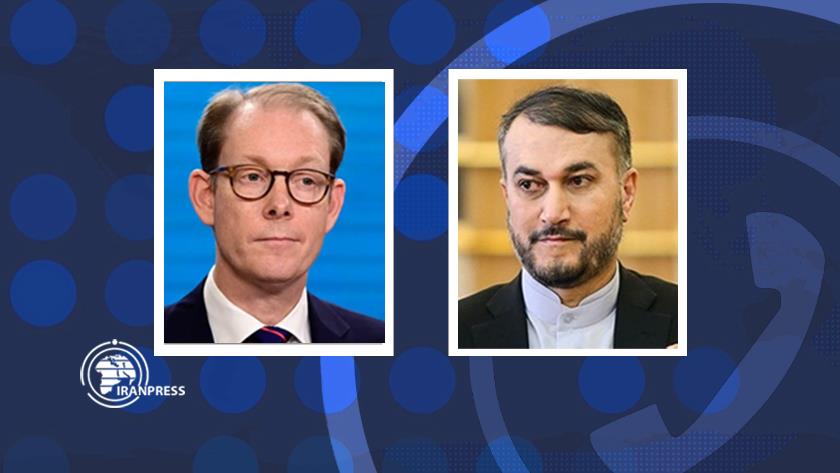 Iranpress: Iranian, Swedish FMs mull over phone