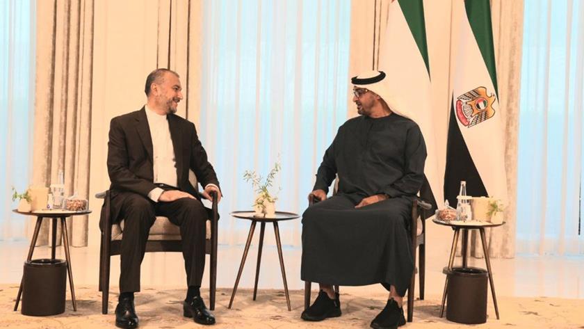 Iranpress: Amir-Abdollahian, UAE President meet to boost ties