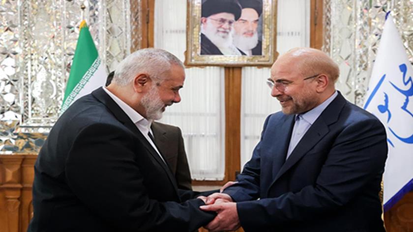 Iranpress: Ghalibaf, Haniyeh hold meeting