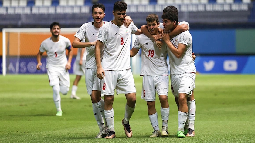 Iranpress: Iran seal AFC U17 Cup quarter-final place in style