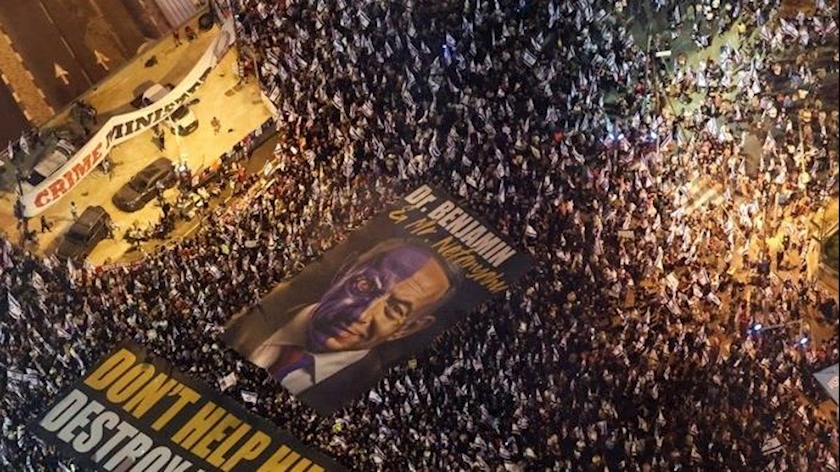 Iranpress: Anti-Netanyahu protests enter 25th consecutive week