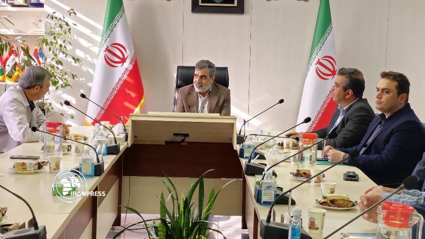 Iranpress: AEOI spox visits Iran Press