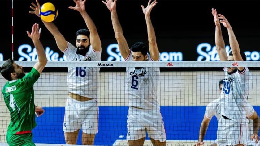 Iranpress: Iran loses to Bulgaria 3-2 in 2023 Volleyball Nations League