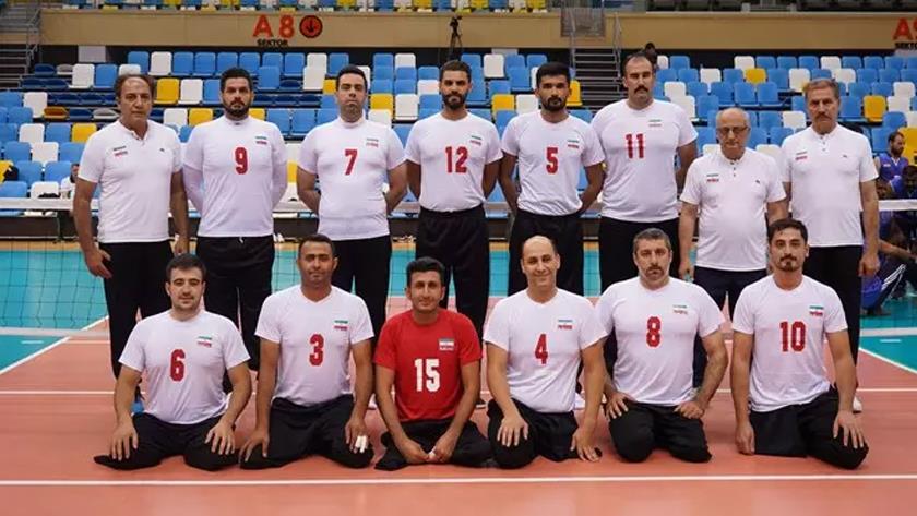 Iranpress: Iranian men stand 1st in sitting volleyball Asian Zone