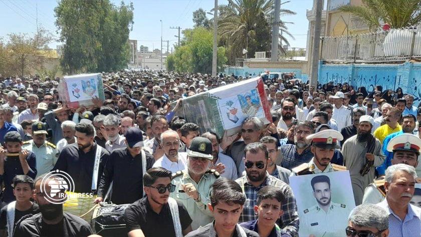 Iranpress: Funeral procession held for two martyrs of Zahedan