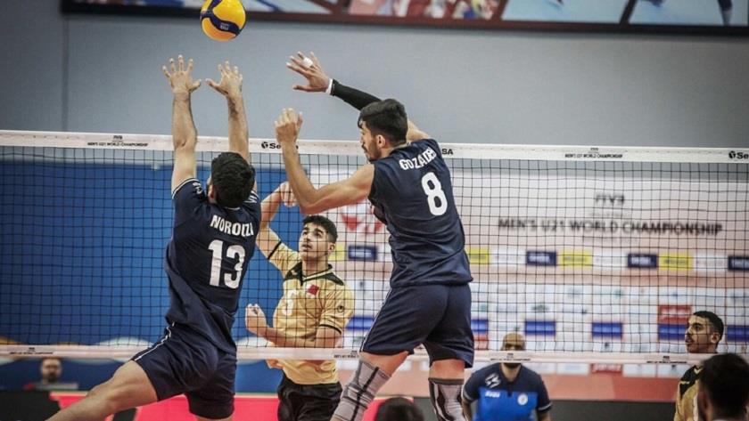 Iranpress: Iran beats Bahrain in U21 Volleyball World Championship