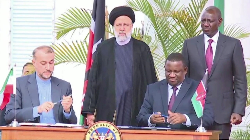 Iranpress: Iran - Kenya officials ink cooperation agreements
