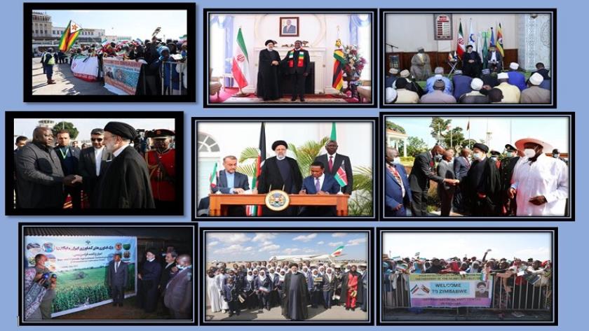 Iranpress: Prs. Raisi ends journey to Africa with 21 MoCs signed
