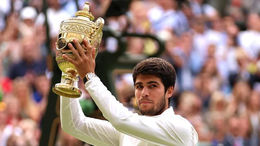 Iranpress: Alcaraz overcomes Djokovic to win first Wimbledon title