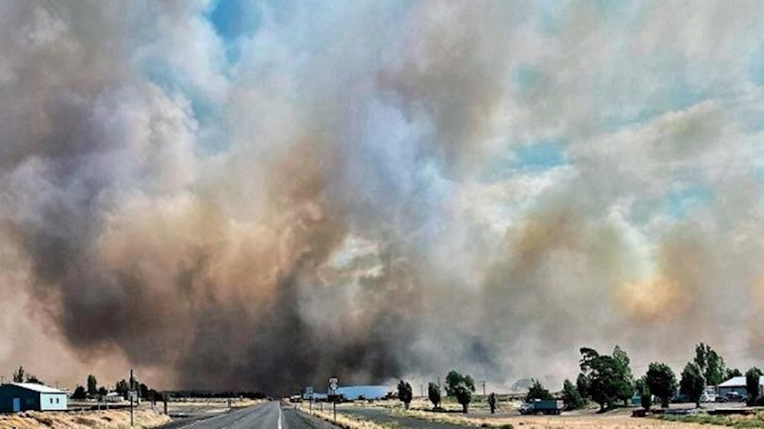 Iranpress: Washington state wildfire burns over 30,000 acres in less than 24 hours