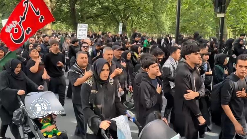 Iranpress: Muslim in London march on occasion of Ashura