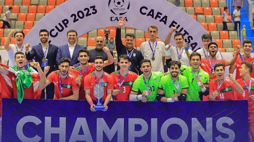 Iranpress: Iran U23 team crowns 2023 CAFA Futsal Cup
