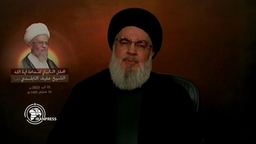 Iranpress: US intervention, main woe of region: Nasrallah