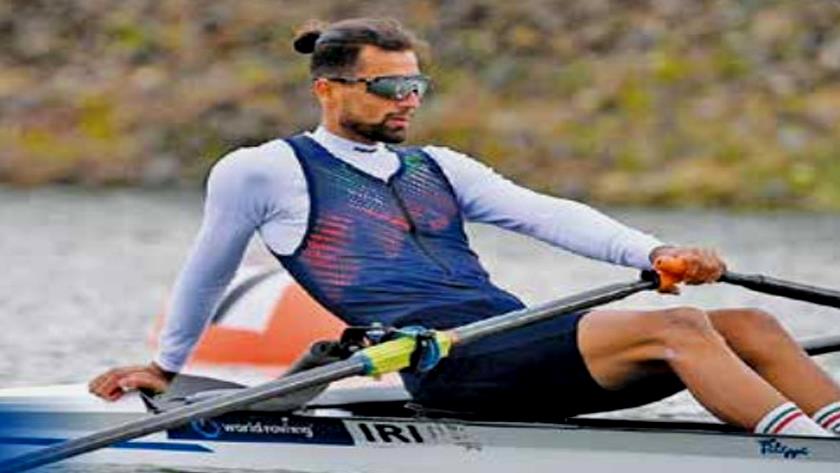 Iranpress: Iranian rowing athlete snatches silver medal in 2023 FISU