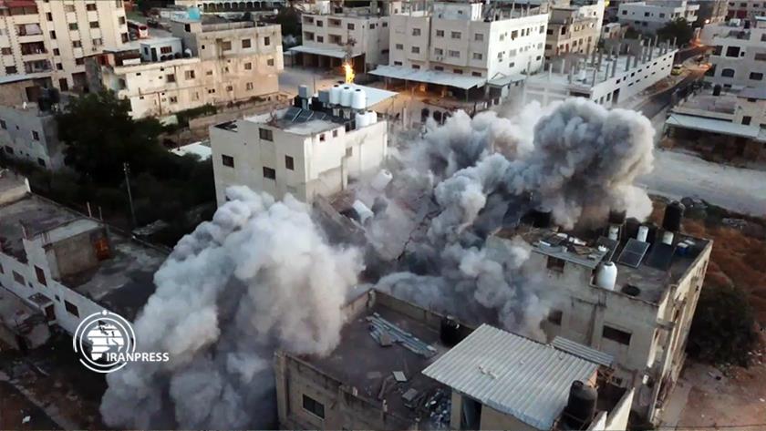 Iranpress: Israeli forces demolish house of Palestinian martyr in Nablus