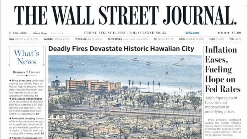Iranpress: World Newspapers: Deadly fires devastate historic Hawaiian city 