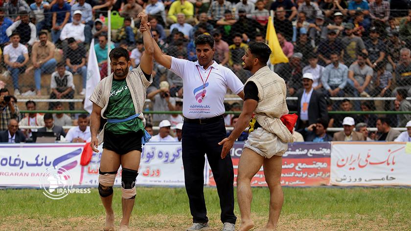 Iranpress: With-chukhe wrestling of Esfarayen registered in Iran
