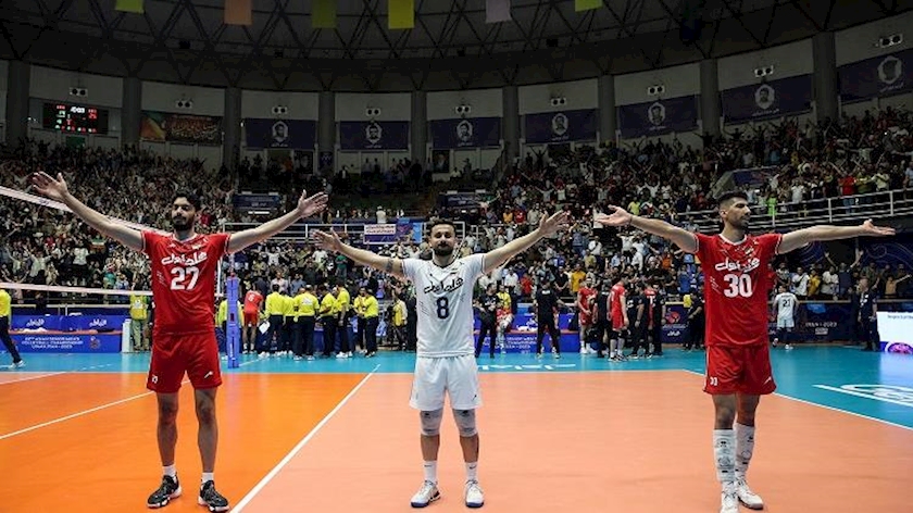 Iranpress: Iran overpower Iraq at 2023 Asian Volleyball Championship