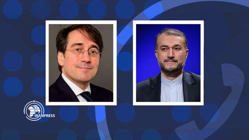 Iranpress: Iran, Spain FMs stress boosting bilateral ties