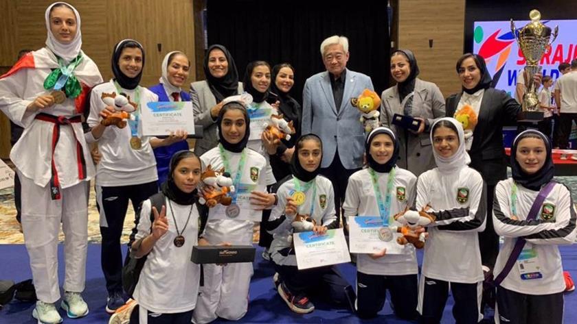 Iranpress: Junior Iranian females stand first at World Taekwondo Cadet Championships