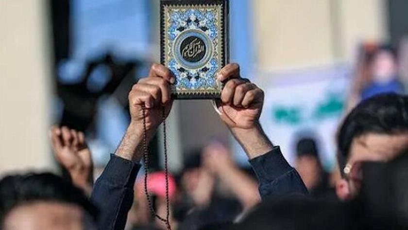 Iranpress: 1 million petition slamming desecration of Holy Quran signed by Arbaeen pilgrims