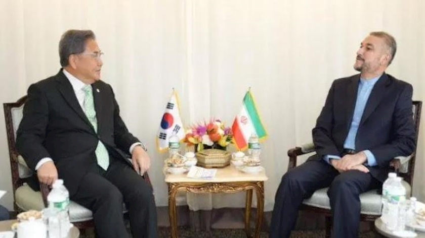 Iranpress: S. Korean FM urges strengthen relations between Tehran-Seoul