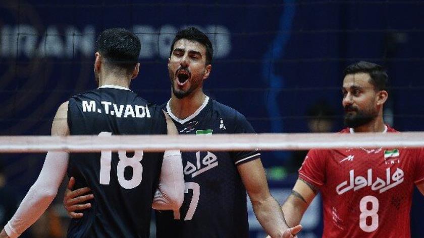 Iranpress: Volleyball: Iran trounces Qatar 3-0 at Hangzhu Asian Games, advances to final
