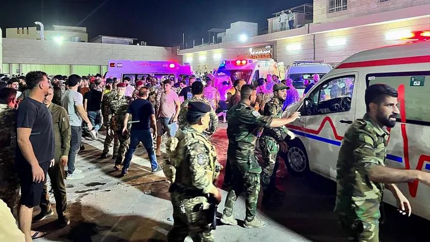 Iranpress: Iraq: At least 113 killed, over 150 injured in wedding party