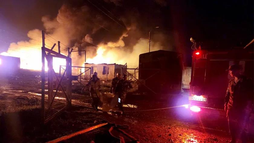 Iranpress: Death toll rises in Nagorno-Karabakh fuel depot blast 