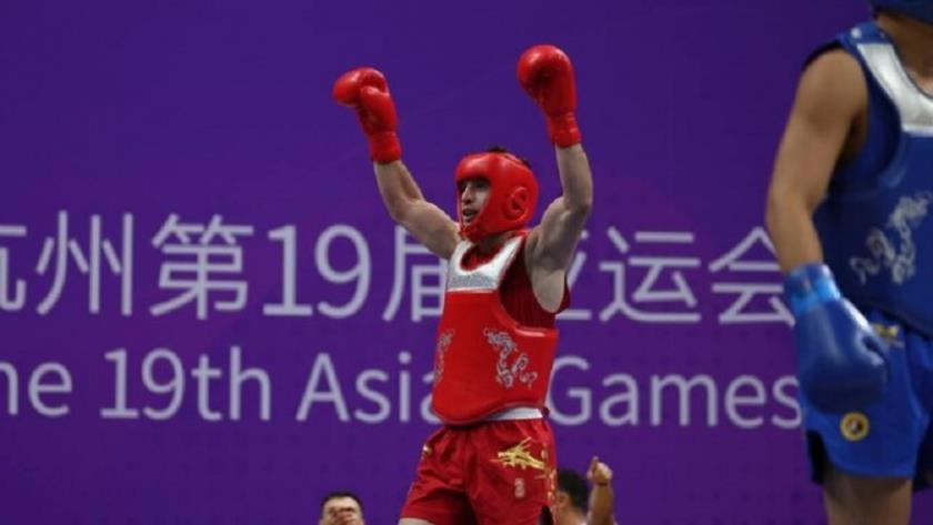 Iranpress: Iranian wushu athlete wins gold in Asian Games in Hangzhou